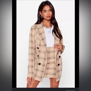 Nasty Gal Oversized Drop Sleeve Blazer